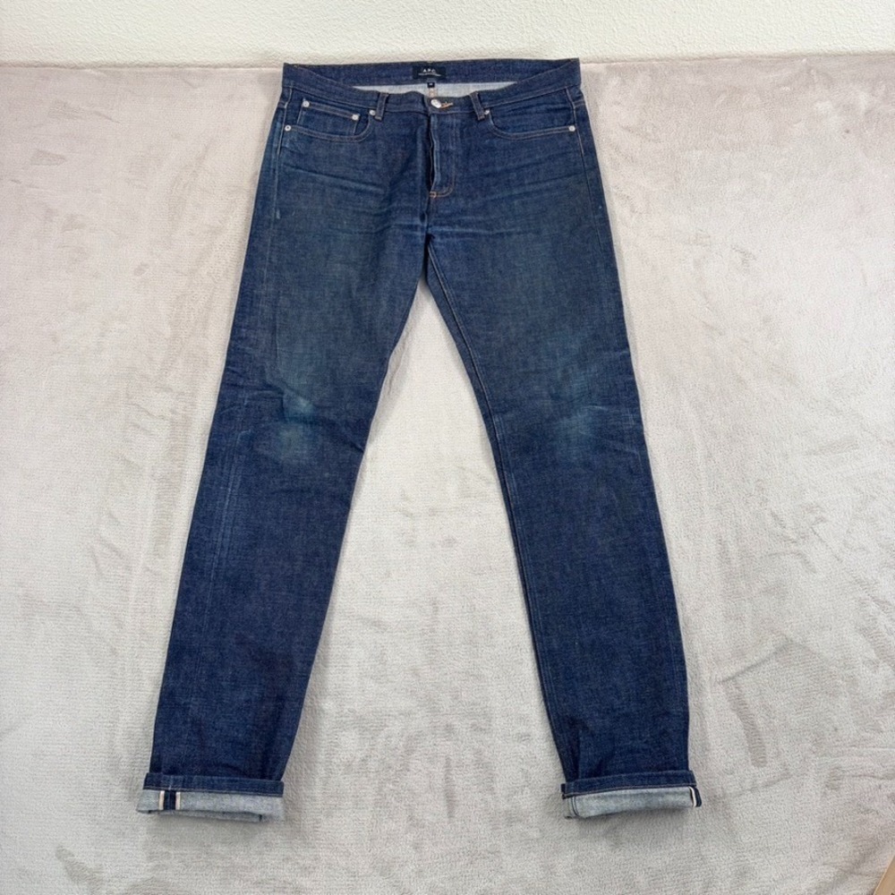A.P.C. Petit New Standard Japanese‎ Selvedge Jeans Blue Men 32x34 Slim Straight